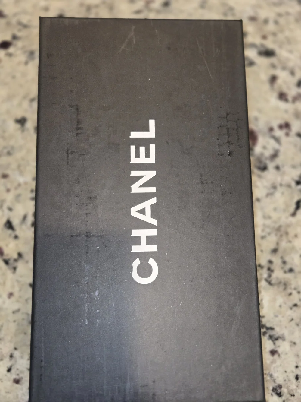 Chanel Pink & Black Bow Cap-Toe Chain Ballet Flats